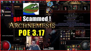 ⚡ POE 317 ⚡ tytykiller  Streamer got scammed Sadge [upl. by Elaina871]