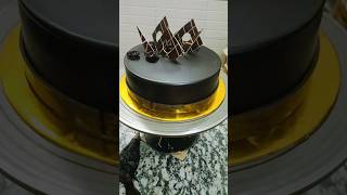 chocolate garnishing cake decorating trending cake shortsfeed [upl. by Faith]