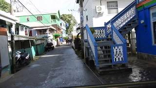 Utila Honduras  a quick drive through town [upl. by Werra176]