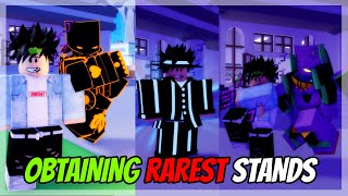 Obtaining The RAREST Stands in Stands Awakening on Roblox [upl. by Nylirahs]