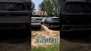 Alcazar facelift vs creta 2024 which is your choice [upl. by Pogue]