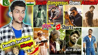 Viral South Indian Actors😈Dangerous Attitude Slomo Videos🔥2024 Brown Munde😈💪 Pakistani Reaction [upl. by Kcired826]