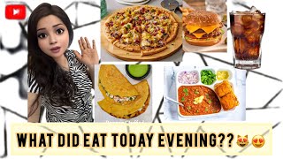 👍🏻😜 what i eat today evening 🫶🏻❣️😋 My mini vlog❤️ foodies Happyvloglife ☺️😻 [upl. by Three]