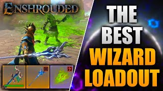 THE BEST WAND STAFF amp SPELLS FOR WIZARDS in Enshrouded [upl. by Cain186]