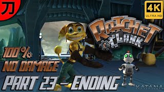 Ratchet amp Clank 100 Walkthrough  Part 23  No Damage  Veldin Ending [upl. by Gnurt]