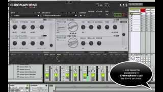 Liquid Rhythm Tutorial Controlling Chromaphone in Ableton Live 9 [upl. by Nesmat]