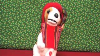 Christmas Singing Puppy Donde Esta Santa Claus [upl. by Georgie]