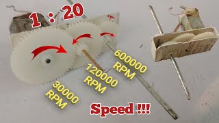 How to make a 1  20 Speed Multiplier Gear Box using PVC Gearbox Speedmultiplier [upl. by Ellenrad537]