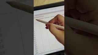 【iPad】デジタル家計簿できました。goodnotes5 デジタルプランナー ipad procreate shorts [upl. by Dominic312]