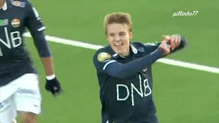 Martin Ødegaard • Two Goals vs Lillestrøm SK [upl. by Shuping279]