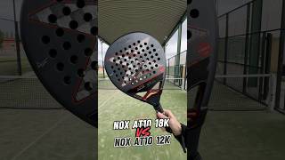 NOX AT10 18K VS AT10 12K  padel shorts fyp [upl. by Turmel499]