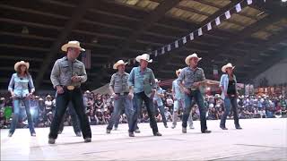 JOHN WAYNE line dance  Wild Country  Voghera 2014 [upl. by Amby]