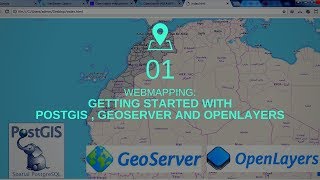 GETTING STARTED WITH POSTGIS  GEOSERVER AND OPENLAYERS [upl. by Anuala]