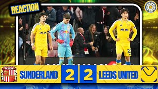 ILLAN MESLIER MISTAKE COSTS LEEDS UNITED  Sunderland 22 Leeds United Match Reaction amp Analysis [upl. by Shantee]