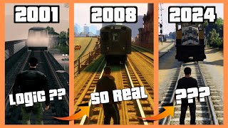 I Played EVERY GTA Game and This is How Train LOGIC Has Changed [upl. by Lourdes59]