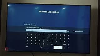 Samsung Tizen Smart TV  How to Change WiFi Password [upl. by Manuel]