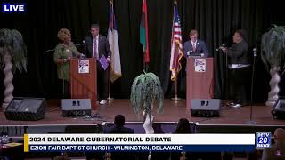 2024 Delaware Gubernatorial Debate [upl. by Odicalp531]