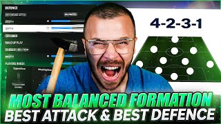 FC 24 Mosт Balanced Formation BEST ATTACK amp BEST DEFENSE  4231 Narrow Tactics amp Instructions [upl. by Walter]