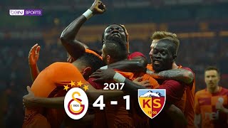 Galatasaray 4  1 Kayserispor  Maç Özeti  201718 [upl. by Cela285]