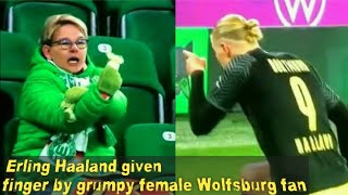 Wolfsburg Fan REACTION to Erling Haaland GOAL Celebration [upl. by Meakem517]