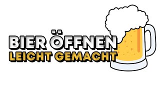 Bier öffnen OHNE FLASCHENÖFFNER [upl. by Inkster]