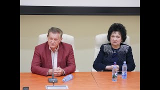 Prof dr Anca Munteanu și Dorel Vișan ”întâlniri deloc întâmplătoare” în Baia Mare [upl. by Annerahs]