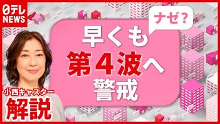 【解説】進まぬ“テレワーク”と“変異ウイルス検査”…第４波へ警戒（2021年3月22日放送「news every」より） [upl. by Iahcedrom]