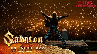 SABATON  En Livstid I Krig Live  The Great Tour  Gothenburg [upl. by Hgielanna]