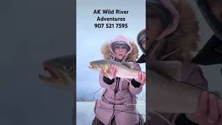 Ice Fishing Trips Alaska fishing icefishing [upl. by Ardnasella]