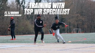 Training Top College Football Wideouts with TSP WR SPECIALIST [upl. by Analed]