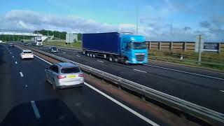 M8 Citylink Bus Cumbernauld to Buchanan Bus Station Glasgow Scotland UK [upl. by Dahraf]