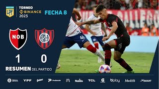 TorneoBinance 2023  Fecha 8  resumen de Newells  San Lorenzo [upl. by Nrev400]