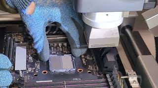 CPU Socket Removal Motherboard socket replacement AM5 ROG X670E HERO [upl. by Nahsar]