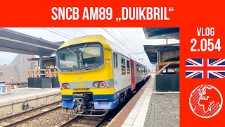 The SNCB AM89 quotDuikbrilquot  TripReport  Vlog 2054 [upl. by Tewfik]