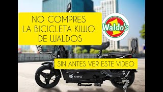 Reseña BICICLETA ELECTRICA DE WALDOS [upl. by Abibah]