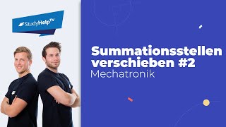 Blockschaltbilder vereinfachen  Summationsstellen verschieben 2 StudyHelp [upl. by Lebasy]