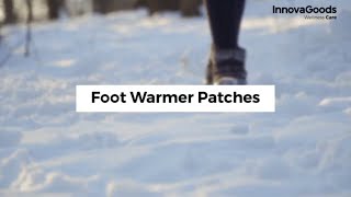 InnovaGoods Wellness Care Foot Warmer Patches [upl. by Ettenej976]