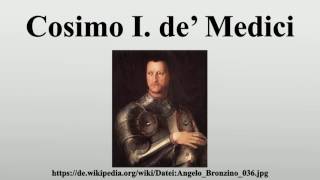 Cosimo I de’ Medici [upl. by Eibbob]