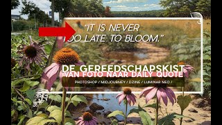 De Gereedschapskist  Van Foto naar Daily Quote [upl. by Harewood402]