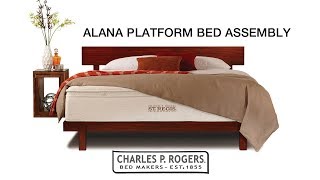 Alana Platform Bed Assembly Charles P Rogers Beds [upl. by Siesser670]