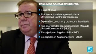 Quién es Edmundo González Urrutia el candidato de la oposición venezolana [upl. by Turley301]