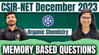 CSIR NET Dec 2023 Memory Based Questions  Chemistry Solutions  Answer Key Exam Analysis Chemistry [upl. by Aivatnohs]