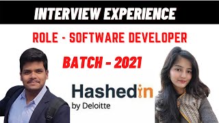 Hashedin Interview Experience🔥   SWE Hashedin Deloitte  Preparation Strategy  OFFCAMPUS [upl. by Anelliw]