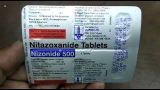 Nizonide 500mg Tablet  Nitazoxanide 500mg Tablet  Nizonide 500mg Tablet Uses Benefit Review Hindi [upl. by Yajeet]