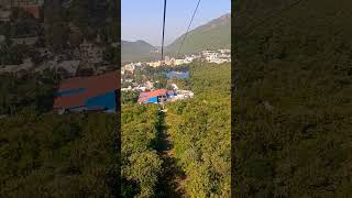 Longest ropeway of Asiajunagadh trendingshortsytviral longestropeway [upl. by Aicekal]