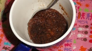 A Little Fudgey Brownie in a Mug microwave [upl. by Eshelman]