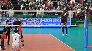 福井工大福井 スパイク公式練習 春の高校バレー2024 準決勝 Japan volleyball [upl. by Kashden103]