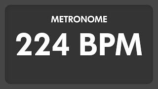 224 BPM  Metronome [upl. by Therron]