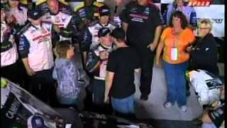 Todd Bodine calls out Kyle Busch Victory Lane Brawl NCTS Ford Tough 225 Sparta Kentucky 2010mpg [upl. by Akinajnat]