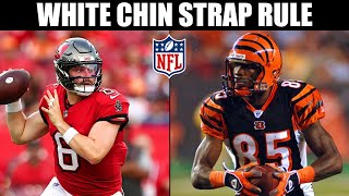 Why Does Every NFL Team Wear White Chin Straps on Their Helmets [upl. by Dilly388]